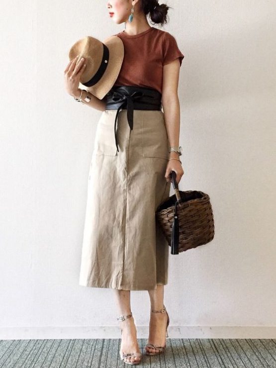 春夏　流行　穿搭